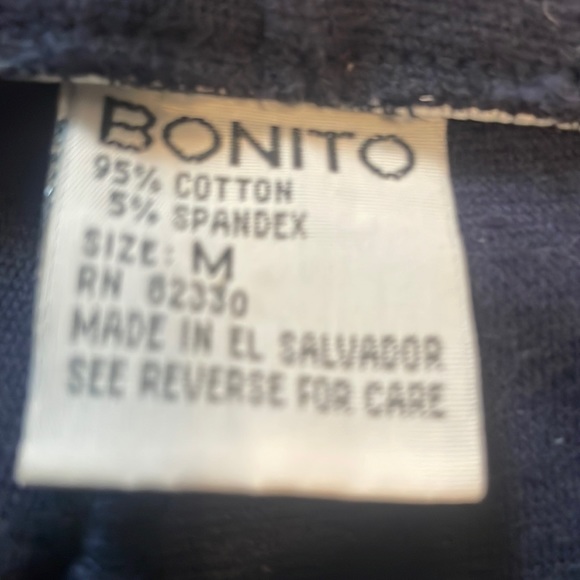 Vintage stirrup pants black leggings cotton spandex elastic waist women’s size M - Picture 6 of 6